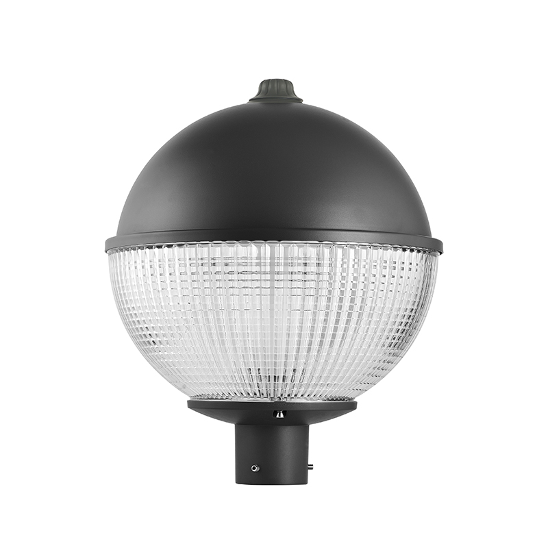 YMLED-6141 ผู้ผลิตจีนโคมไฟสวน LED ในเมืองรูปลูกบอลตัวอลูมิเนียมหล่อ