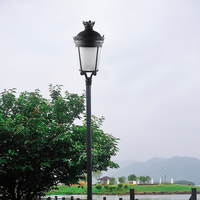 YMLED-6125 ไฟ LED โพสต์อลูมิเนียมคลาสสิกยุโรป