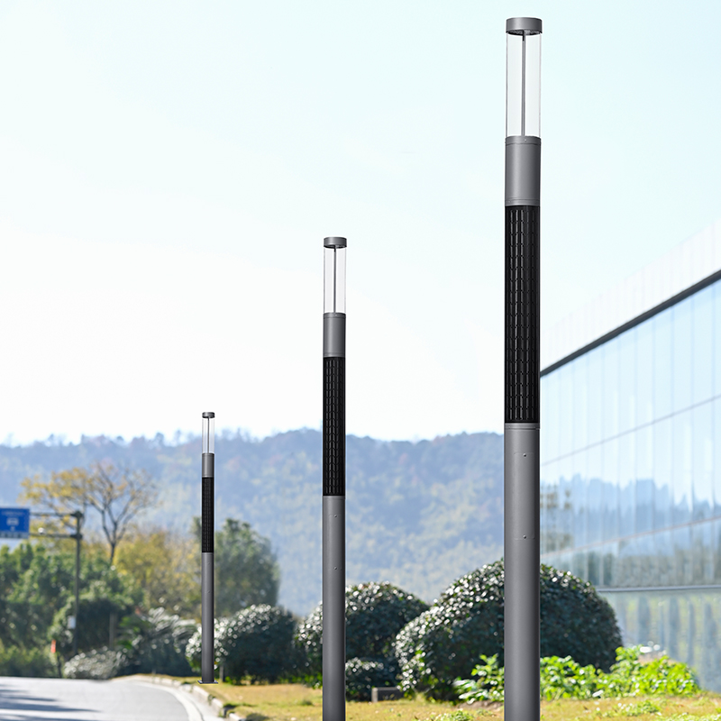 YMLED-6811B เสาไฟพลังงานแสงอาทิตย์แนวตั้งแบบ Off-Grid