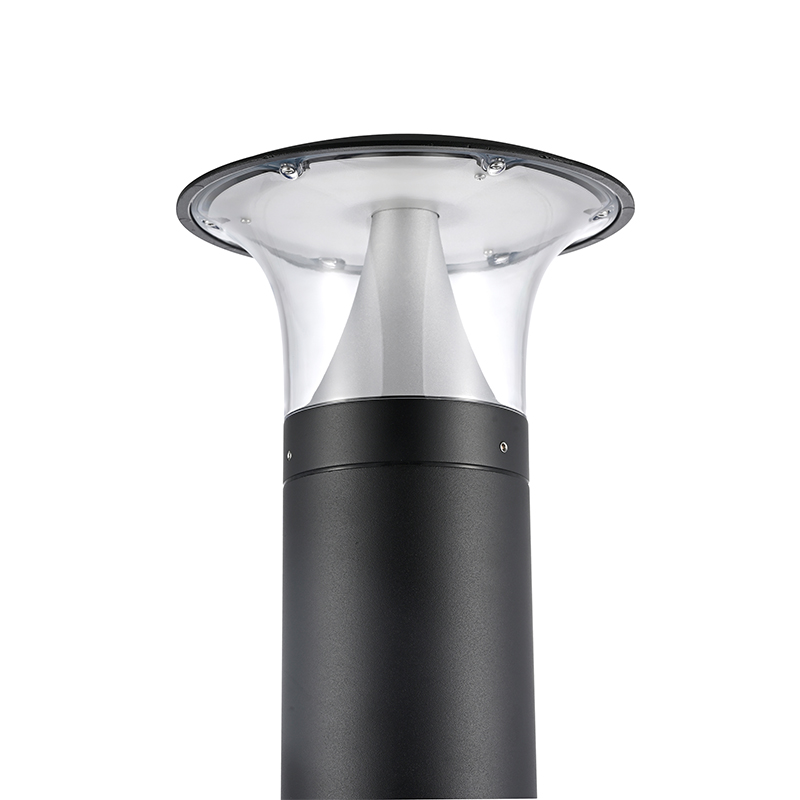 YMLED-6242 อลูมิเนียม 360 องศาพร้อมไฟสนามหญ้ากลางแจ้ง PC